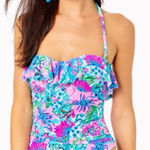 Lilly Pulitzer NWT ‎ SIZE 4 RUBYANN SWIMSUIT *PARADISE PETALS* MANDEVILLA BABY Photo 0