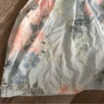 Summer light blue beach romper with floral print size xs Photo 6