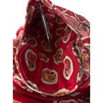 Vera Bradley Quilted "Rosey Posies" Red Backpack Handbag Bohemian Floral Photo 10