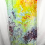 VTG Walt Disney World Midi Dress Medium Handmade Tie Dye Sleeveless Cotton 976‎ Yellow Photo 7
