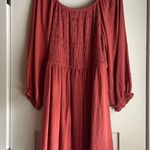 Wild Daisy Rust Colored Fall Dress Photo 1