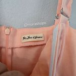 For Love & Lemons Peach Monika Hook-Front Denim Dress Photo 4