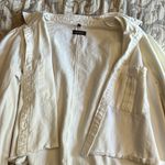DL1961 Cropped White Jean Jacket  Photo 0