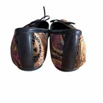 Born Crown Franca Paisley Velvet Pointy Flats Black Size 8 Photo 3