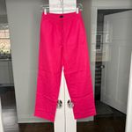 J.Crew NWT Linen-blend Slim Wide-leg Drawstring Pant Snapdragon Pink Photo 1