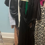 Peter Som  Black Satin Dress Photo 0