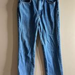 ZARA size 6 long 33” inseam jeans straight leg Photo 8