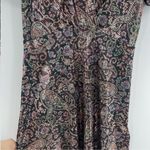 Ba&sh  Shopbop Gala Puff Sleeve Metallic Paisley Floral Mini Dress Noir size xs 2 Photo 6