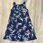 Tori Richard  Honolulu USA Mini Shift Dress Pullover Navy Floral Stretch Size XXS Photo 4