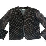 Katherine Barclay  Womens  
Size 13/14 Black Velvet Blazer  
Jacket Photo 2