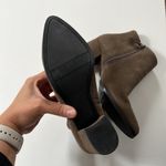 Franco Sarto  Womens Casual Leather Ankle Boots Brown Booties Size  6M Photo 5