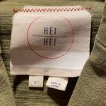 Anthropologie Anthro Hei Hei Olive Green Ruffled Utility Jacket Photo 3