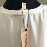 Off White Paris Graphic Women's Short Sleeve Top New Size 1X Photo 4