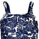 Lands' End  Blue Tropical Bathingsuit Photo 5