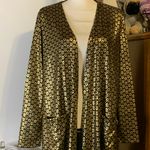 LuLaRoe Sarah Gold Black Duster Photo 1