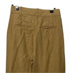 Wilfred Aritzia  Carrot Pants Women’s Size 2 Tan Tencel Linen High Rise Photo 6