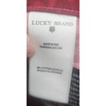 Lucky Brand Lolita Skinny Jeans Burgundy Red Floral Print Denim Size 26 Photo 4