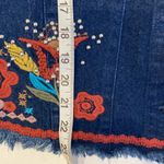 Curations Long Sleeve Button Down Denim Jacket Embroidered Studded EUC Sz M Size M Photo 10
