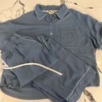 Jason Wu  Blue Lounge Set with White Details Photo 0