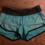 Lululemon Turquoise Speed Shorts 2.5” Photo 0