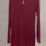 Bordeaux Womens New Anthropologie  Slim V-Neck Maxi Dress Photo 4