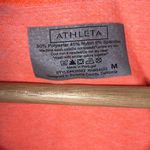 Athleta Fastest Track Ember Neon Orange Short Sleeve Athletic Top M Photo 4