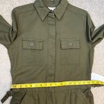 Max Studio  Utility Jumpsuit Olive Green S Photo 7