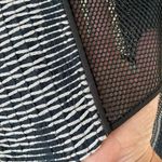 Elie Tahari Sydney Jacket Blue Black Tweed Pieced Mesh Blazer $468 M Photo 6