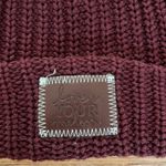 Love Your Melon  Cuffed Knit Winter Beanie with‎ Leather Patch Adult Unisex Photo 4