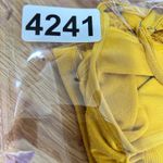 Prima Cuti Women Camisole Top One Size Mustard Yellow Lace Y2K Elena Gilbert Photo 10