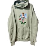 Boys Lie I Choose Me Hoodie in Pastel Army Green Oversized One Size Embroidered Photo 2