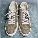 Coach Clip Low Top Sneaker KHAKI/SADDLE
Size 7.5B Photo 4