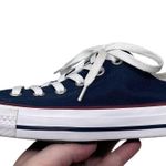Converse Navy Blue Low Top Dual Tongue Sneakers Men’s 6/Women’s 8 Photo 12
