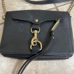 Rebecca Minkoff Black Leather Mini Mac Crossbody chain strap detail purse
Bag Photo 1