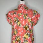 Old Navy NWOT  Linen Blend Pineapple Print Summer Shift Shirt Dress Photo 7
