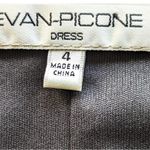 Evan Picone NWOT  Black Faux Wrap Sheath Dress size 4 Photo 6
