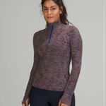 Lululemon  Its Rulu Run Cropped Purple Half-Zip Pullover Size 2 Photo 0