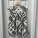 Anthropologie Anthropology 100% Silk Women's Black and White Abstract Tank Blouse Size 6 Photo 1