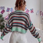 ASOS Striped crop sweater Photo 1
