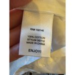 Michael Stars  Dress Women‎ Medium White Eyelet Sleeveless Shirt Dress Vest NWT Photo 9