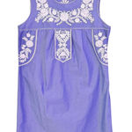 Chelsea & Theodore Embroidered Short‎ Dress Womens S Cotton Casual Blue BOHO Photo 0