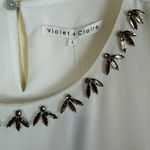 Violet+Claire White Elegant Blouse Photo 2