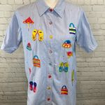 Quacker Factory  100% Cotton Embellished Shirt Photo 1