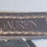 Ralph Lauren Lauren  Purse Tote Shoulder Bag Black Canvas Womens Ladies Photo 7