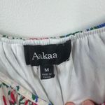 Aakaa  Dress Women M Floral Multicolor Tie Mini Tank Tiered Cottage Concert Boho Photo 6