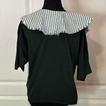 VTG DARK GREEN STRIPE FARMERS SEEDS TEE Size M Photo 1