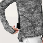 Lululemon  Pullover Forever Endeavour Long Sleeve in Jacquard White Black size 8 Photo 6