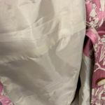 Bisou Bisou Vintage  Pink & Cream Floral Tapestry Coat Size 4 Photo 6