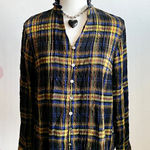 J.Jill  Plaid Flannel Top 90s 2000s Cozy Fall‎ Witchy Retro Cottagecore XS Photo 0