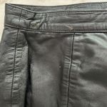 IOU Genuine Leather Black High Waist Pencil Vintage Skirt Size 11 Photo 3